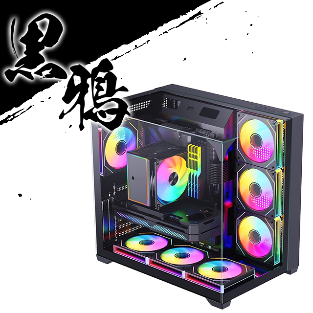 【Ryzen7 9800X3D & RTX4070ti super】黒鴉-03