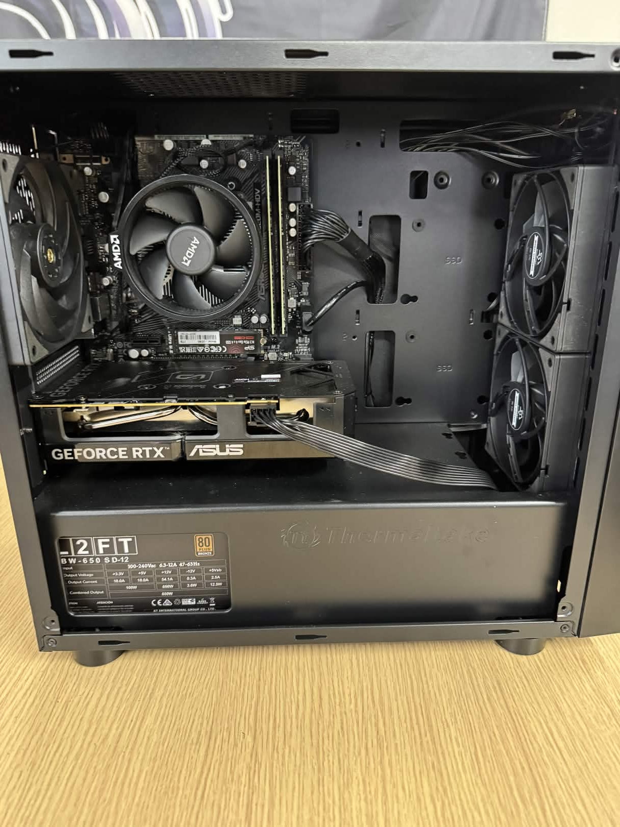 【Ryzen7 5700X & RTX5060】不死鳥PC059