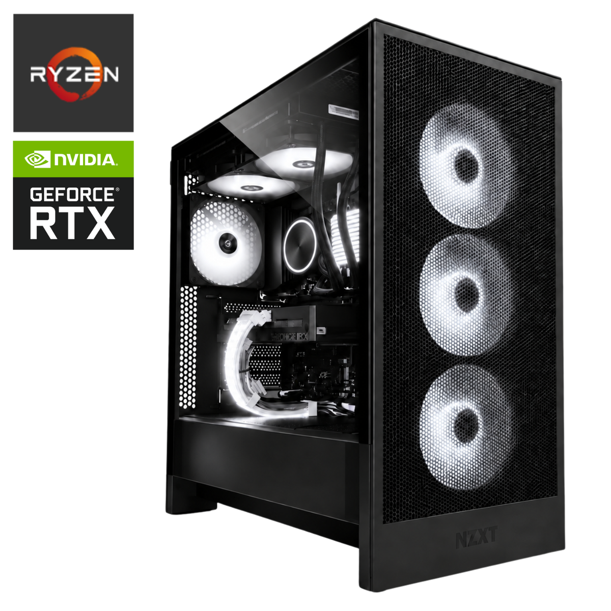 【NZXT H5 ブラック】Ryzen7 7800X3D × RX 9070 XT