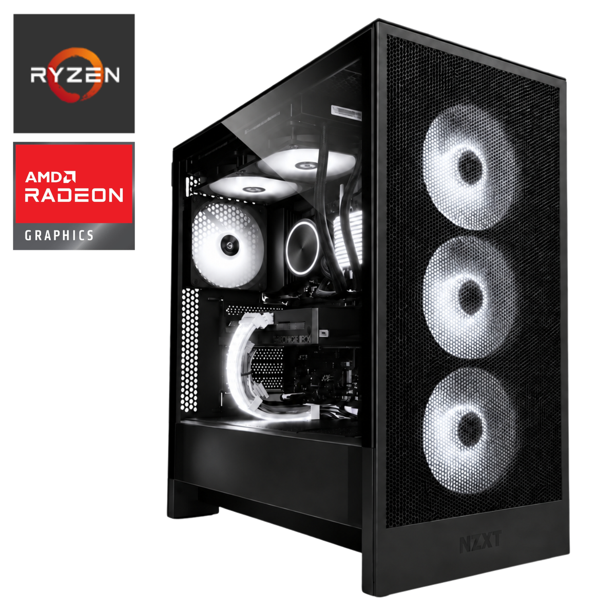 【NZXT H5 ブラック】Ryzen7 9800X3D × RX 9070 XT