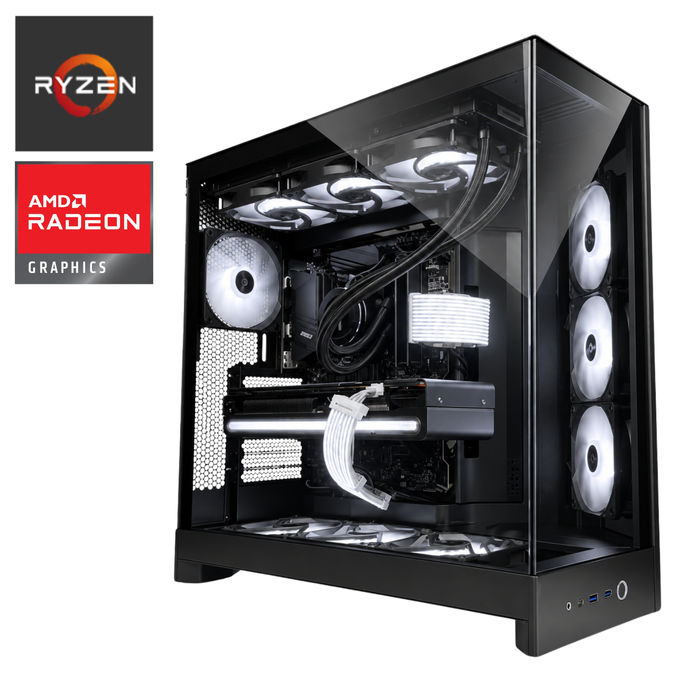 【NZXT H9 ブラック】Ryzen5 5500 × RX 9060 XT 8GB