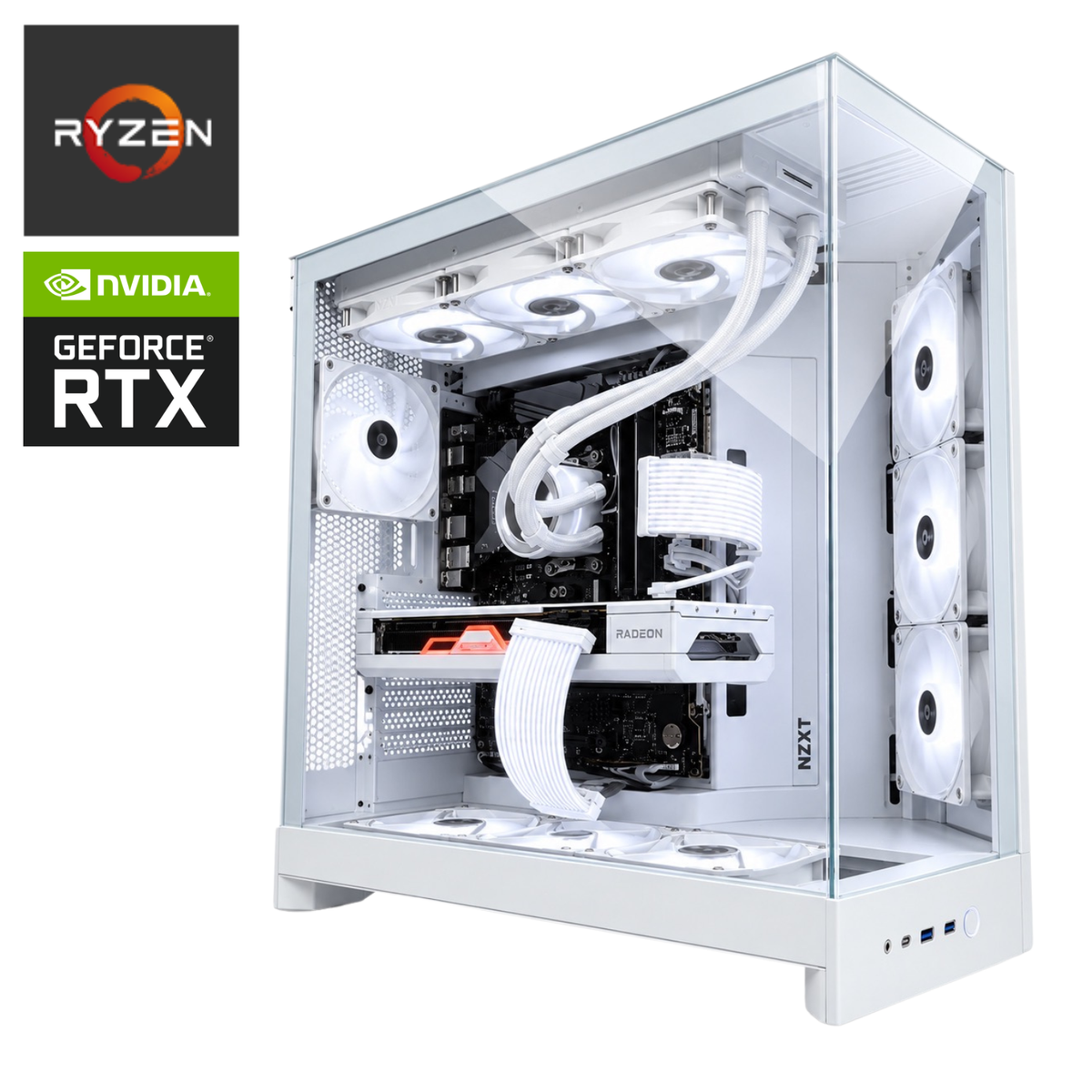 KARASUGAMING 【NZXT H9 ホワイト】Ryzen5 5500 × RTX 5060の公式商品画像