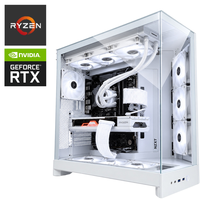 【NZXT H9 ホワイト】Ryzen7 5700X × RTX 5060