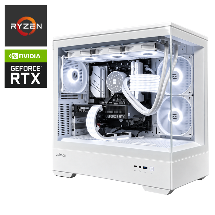 【ZALMAN P30 ホワイト】Ryzen7 5700X × RTX 5060