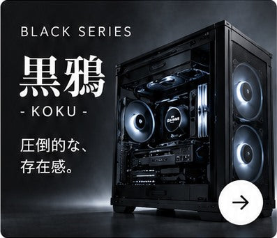 BLACK SERIES 黒鴉 KOKU 圧倒的な、存在感。